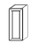 1 Door 2 Shelves- 016002EFL-IB