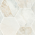 Arabescato Venato White Honed Marble 8" Hexagon Tile- 029