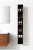 7" Walnut Wall Mount Bathroom Side Cabinet