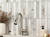 Arabescato Venato White Honed Marble Stack Tile 2x12- 029
