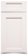 Wall Cabinet- Beveled Cloudy White- 044033FCF