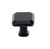 Square Knob Matte Black 28mm- 061
