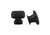 Square Charlotte Knob Matte Black 32mm- 061