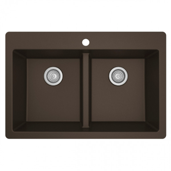 33" Brown Top Mount 50/50 Quartz