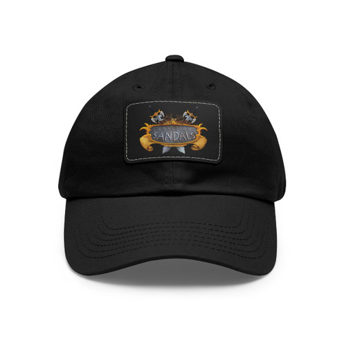 Swords and Sandals Dad Hat with Leather Patch