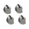 UNIVERSAL 35MM WHITE COOKER CONTROL KNOB PACK OF 4