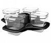 TEFAL ACTIFRY AIR FRYER BAKING CUPS GLASS CUP ACCESSORY X 4 + STAND + RECIPES