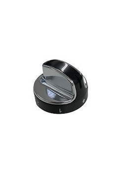 STOVES NEW WORLD GENUINE HOB OVEN COOKER KNOB SILVER BLACK 083240901