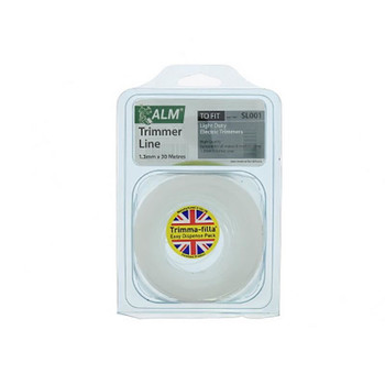 UNIVERSAL 1.3MM WHITE ROUND GRASS TRIMMER CUTTING LINE 30M SL001