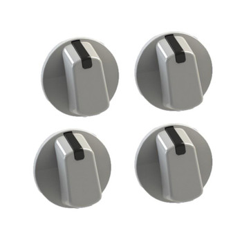 UNIVERSAL 48MM WHITE COOKER CONTROL KNOB PACK OF 4
