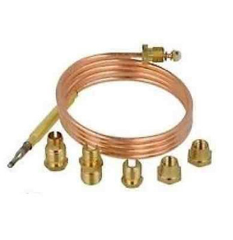 UNIVERSAL THERMOCOUPLE KIT 1500MM & FIXINGS GAS BOILER OVEN COOKER GRILL