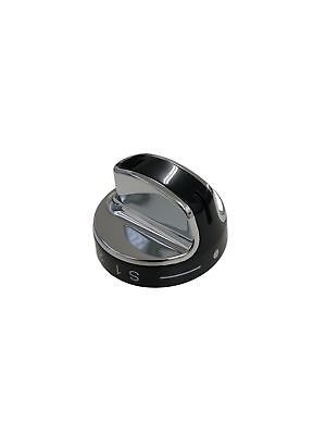 NEW WORLD 444442149 GENUINE OVEN COOKER HOB CONTROL KNOB SWITCH SILVER BLACK