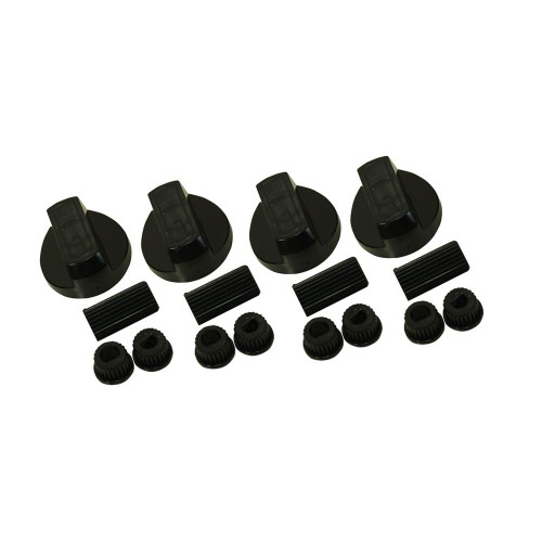 UNIVERSAL BLACK OVEN KNOBS PACK OF 4