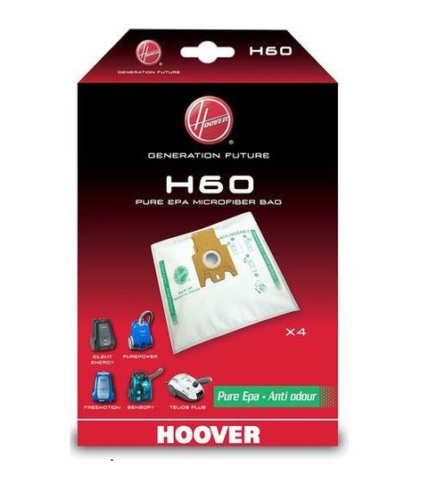 GENUINE HOOVER H60 VACUUM CLEANER BAGS 35600392