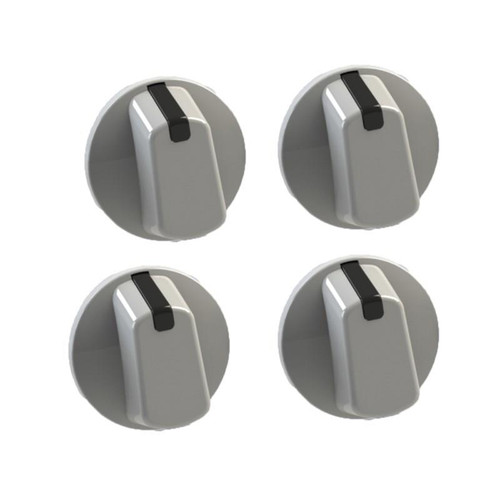 UNIVERSAL 48MM WHITE COOKER CONTROL KNOB PACK OF 4