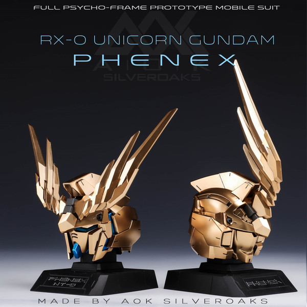 Phenex Gundam Head Bust