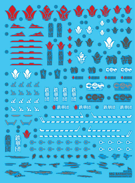 MG Barbatos Expansion Parts Set