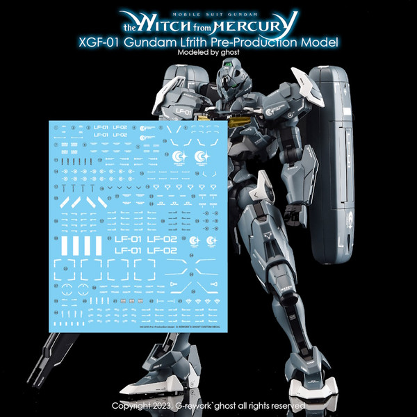 P-Bandai HG Gundam Lfrith Pre-Production Model