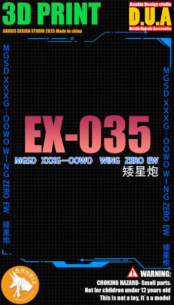 MGSD Wing Zero Drei Zwerg Buster Rifle