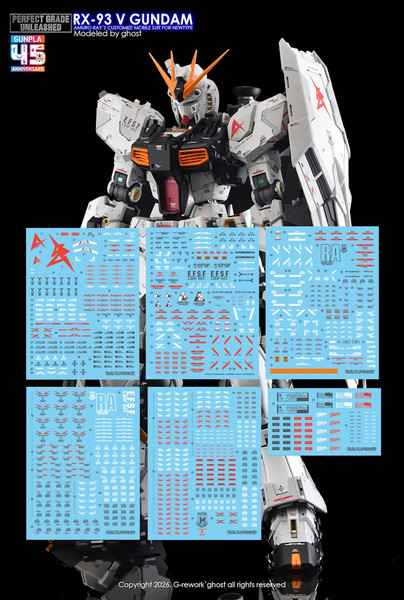 PG RX-93 V Gundam Unleashed