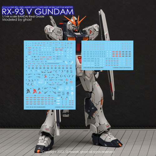 RG RX-93 Nu Gundam (grework ver. 2) - Modeller's Workshop