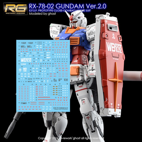 RG RX-78-2 Gundam v2.0 (grework ver.) - Modeller's Workshop