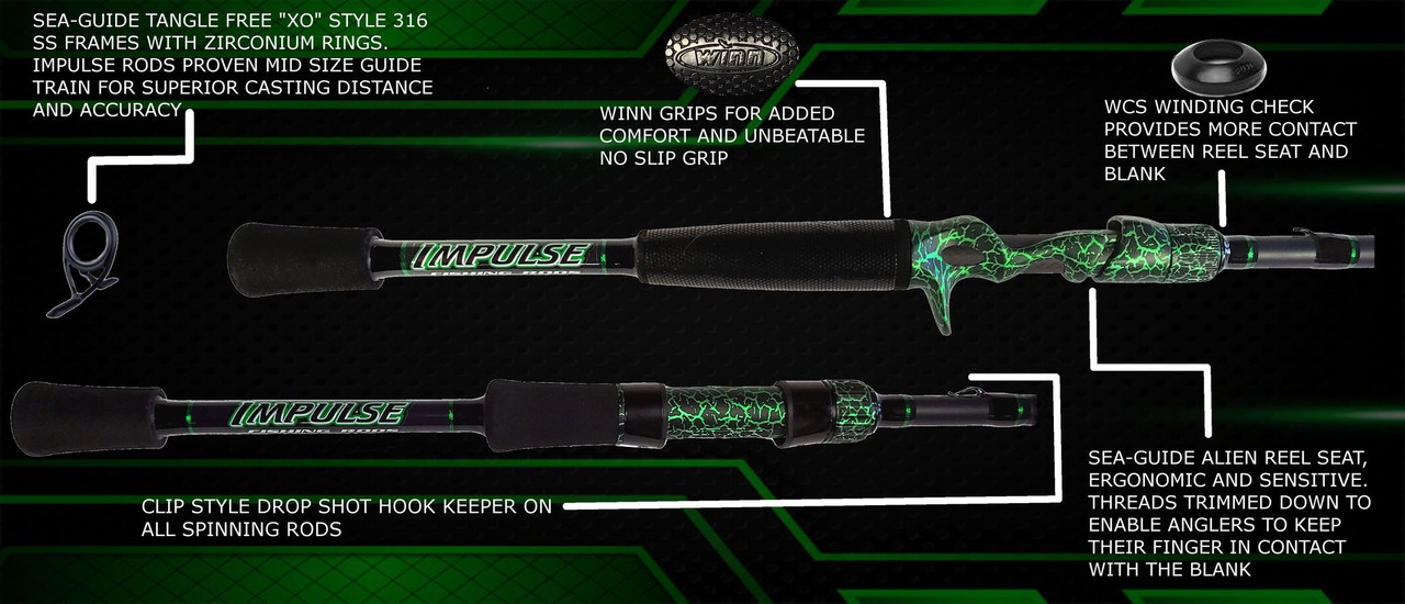 7' Zell Rowland Signature Series Spinnerbait Rod Impulse Rods