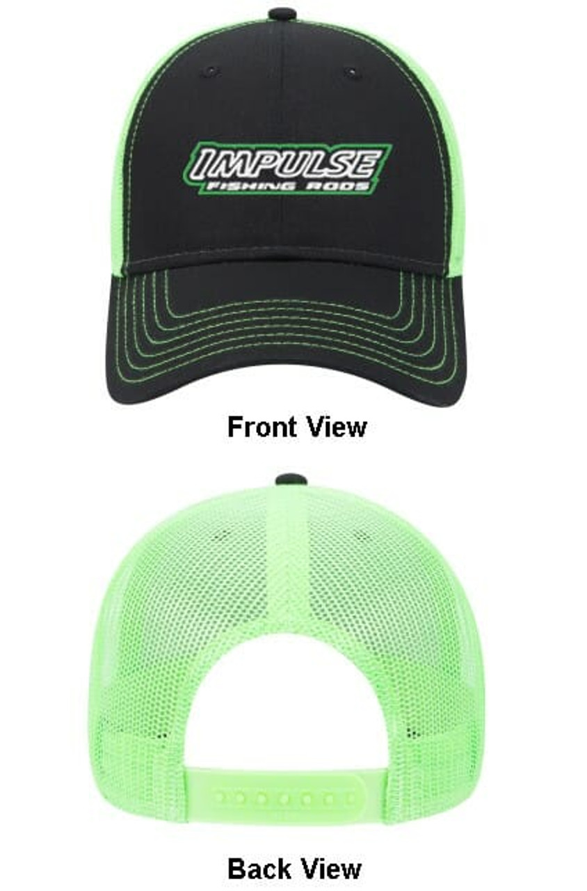 Black/Green Mesh Cap