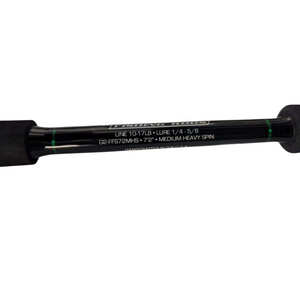7'2" Medium Heavy Fast Spinning Rod For Forward Facing Sonar 7'2" Medium Heavy Fast Spinning Rod For Forward Facing Sonar