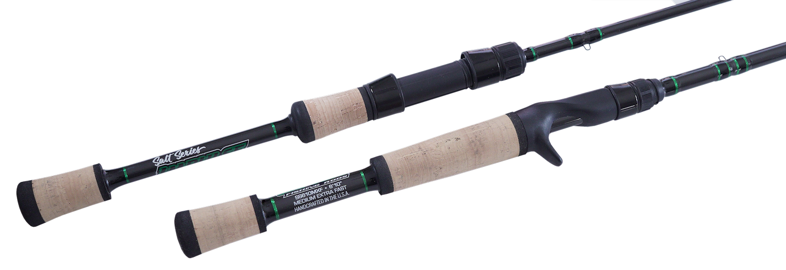 salt series casting spinning 001 s white bg Salt Series: Saltwater Fishing Rods.