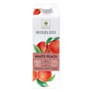 Mixologi White Peach Puree 4 x 1KG Carton - 59780517_1.jpg