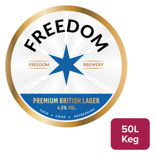 Freedom Premium British Lager 50L Keg - 17543440_B.jpg