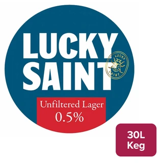 Lucky Saint 0.5% Unfiltered Lager 30L - 13160501_B.jpg