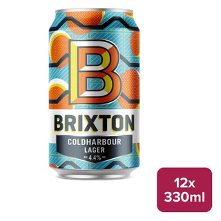 Brixton Coldharbour Lager 12 x 330ml Can - 29704275_B.jpg