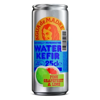 Agua de Madre Pink Grapefruit & Lime Water Kefir 12 x 250ml Can - 58370554_1.jpg