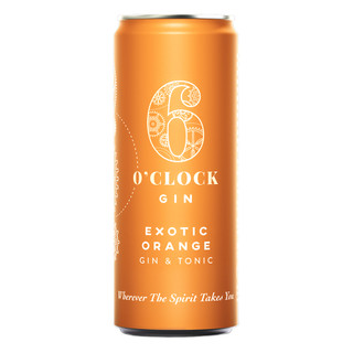 6 O'clock Exotic Orange Gin & Tonic 12 x 250ml Can - 32041431_1.jpg
