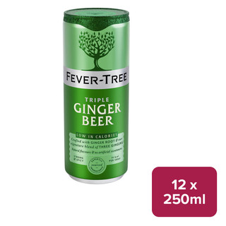 Fever-Tree Refreshingly Light Ginger Beer 12 x 250ml Can - 58965212_B.jpg