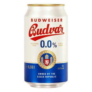 Budvar 0.0% Alcohol Free Czech Lager 24 x 330ml Can - 27090031_1.jpg