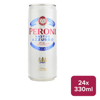 Peroni Nastro Azzurro Lager 24 x 330ml Cans - 26690025_B.jpg