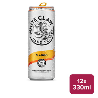 White Claw Hard Seltzer Mango 12 x 330ml Can - 26049010_B.jpg