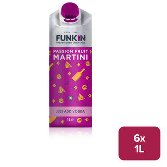 Funkin Passion Fruit Martini Pre-Batched Just Add Vodka 6 x 1ltr - 597739550_B.jpg