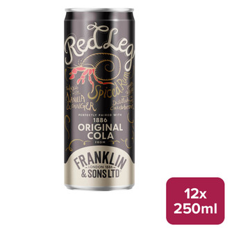 Red Leg Rum & Franklins 1886 Cola 12 x 250ml Can - 29999801_B.jpg