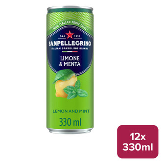 San Pellegrino Limon & Mint 12x330ml Cans - 59522063_B.jpg