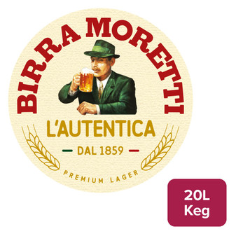 Birra Moretti Original Beer 20L Brewlock Keg - 16681057_B.jpg