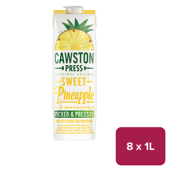 Cawston Press Sweet Pineapple 8 x 1L Carton - 54112877_B.jpg