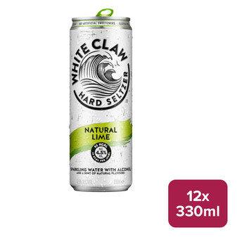 White Claw Hard Seltzer Lime 12 x 330ml Can - 26049011_B.jpg