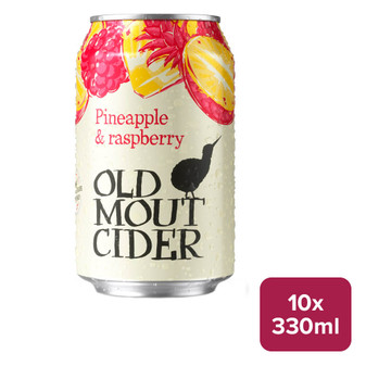 Old Mout Pineapple & Raspberry Cider 10 x 330ml Can - 29130032_B.jpg