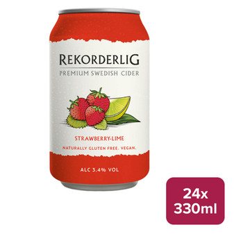 Rekorderlig Strawberry & Lime Cider 24 x 330ml Can - 29100224_B.jpg