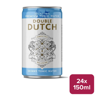 Double Dutch Skinny Tonic Water 24 x 150ml Cans - 58910410_B.jpg