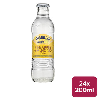 Franklin Pineapple & Almond Soda 24 x 200ml NRB - 55250144_B.jpg